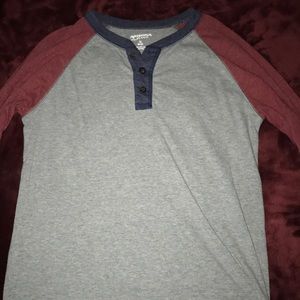 Arizona jean co Kids Henley Long sleeve Tee